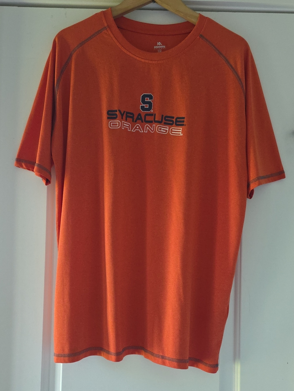 Knights Apparel Syracuse Orange Short Sleeve Tee - Orange with Navy Accent